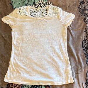 NWOT Ariat Lace soft peach Women's Top